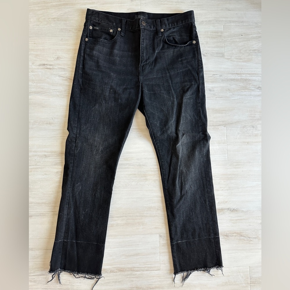 Ralph Lauren Men's Black Straight Jeans